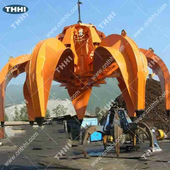Godet de récupération de ferraille à peau d'orange de 8 m3