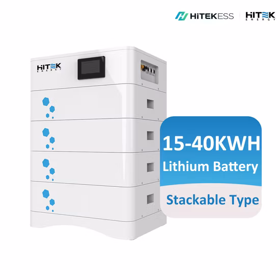 Hitek Cellules lithium-ion empilables haute tension 51,2 V 100 Ah LiFePO4 pour système de stockage d'énergie solaire, pack de batteries 15 kWh, 40 kWh, 20 kWh