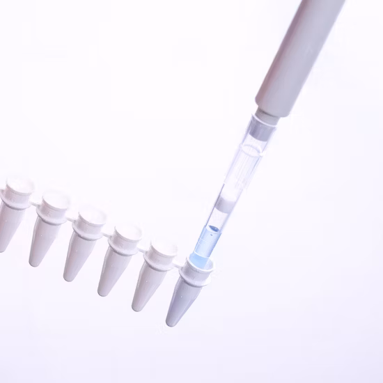 Tube PCR 8 bandes, non stérile, 0,2 ml, blanc