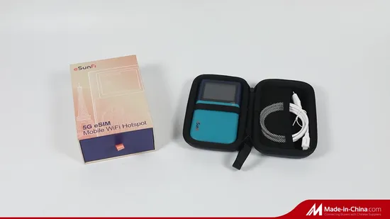 Routeur Wi-Fi portable de poche sans fil 5G Esim WiFi6 double bande, compatible avec les données 4G 5G pour les voyageurs