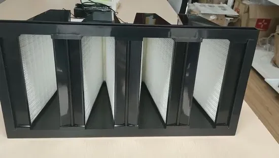 Filtre à air combiné en fibre de verre, cadre en plastique ABS haute efficacité, cellule 3V, utilisé dans les salles blanches et les bâtiments commerciaux